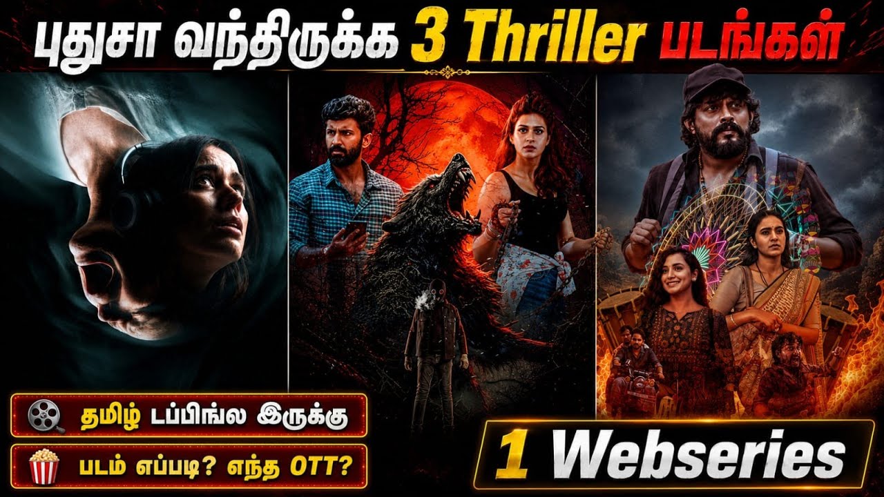 🤔Latestஆ OTTல வந்திருக்க 3 Thriller படங்கள் & 1 Webseries| #newmovies #tamil @wowmoviestamil