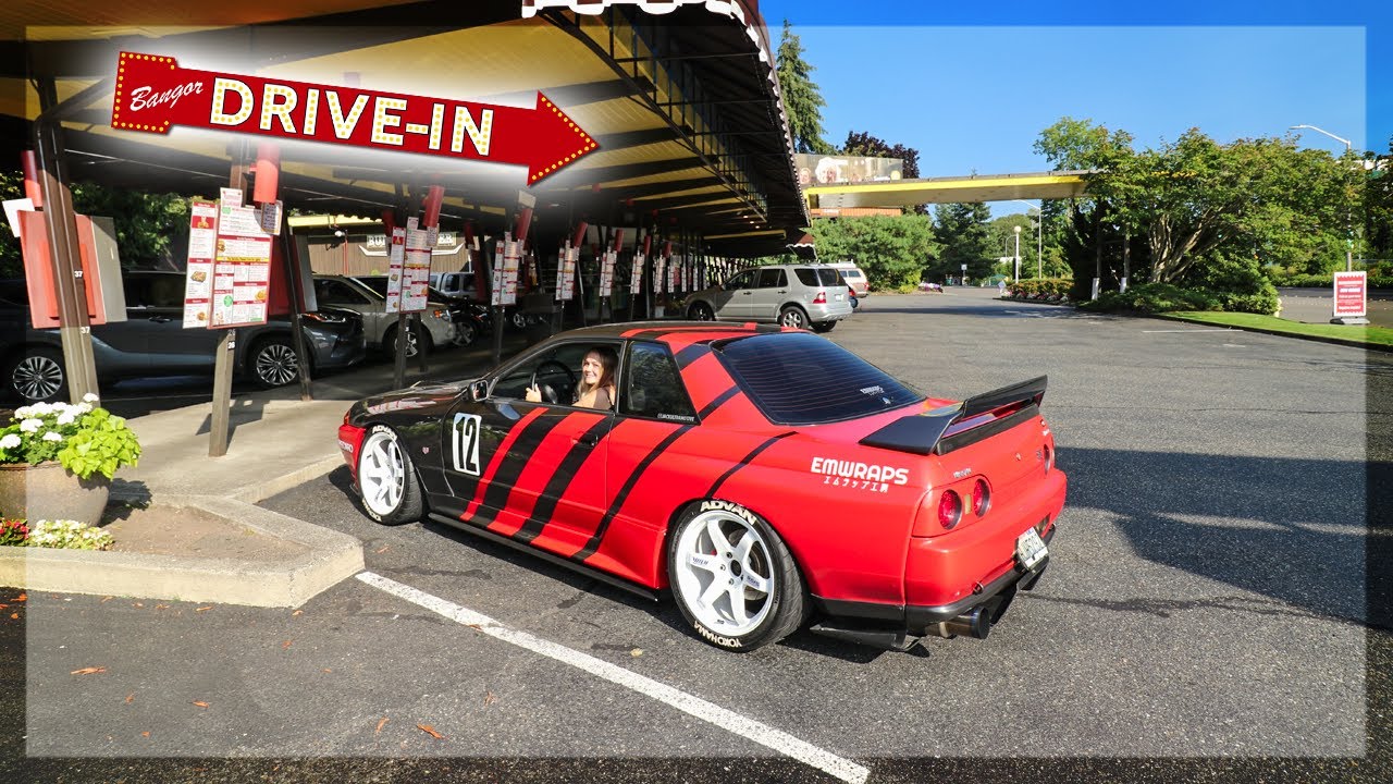Taking my Skyline GT-R to a Drive-In!