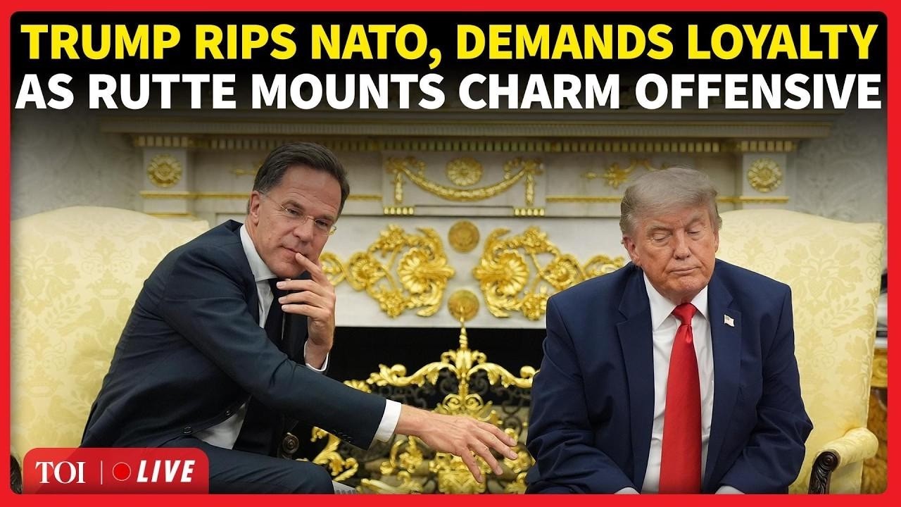 &lsquo;Just Be Loyal&rsquo;: Trump Rebukes NATO During High-Stakes Rutte Meeting | Trump News Today | US News