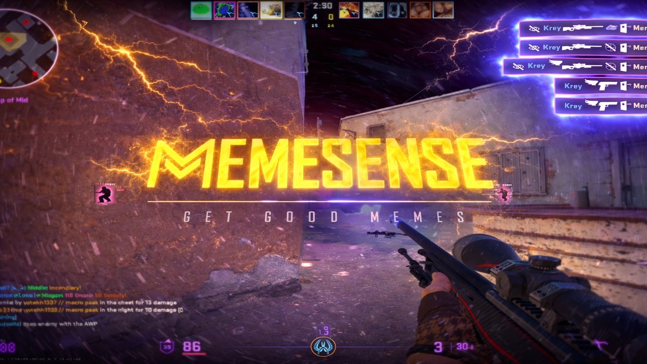 ❤️ CS2 | PREMIER | MEMESENSE GG | INSANE DOMINATING SEMI RAGE HIGHLIGHTS ❤️