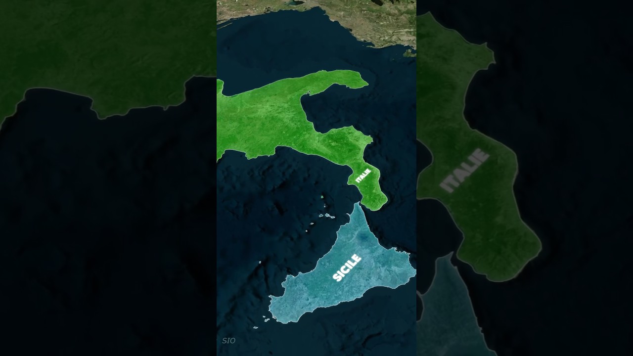 Mais pourquoi la Sicile et l&rsquo;Italie ne sont pas reli&eacute; par un pont ? 🇮🇹 #italie #sicile #geographie