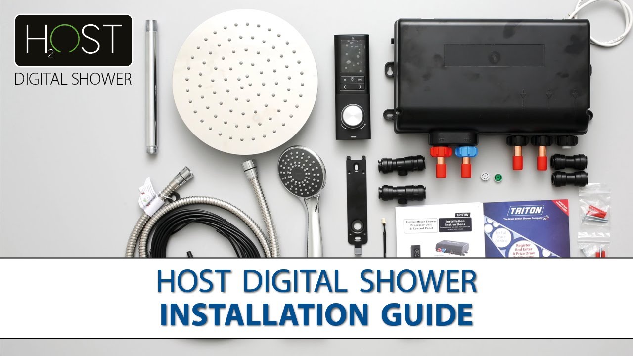 HOST Digital Shower - Step-by-step Installation Guide