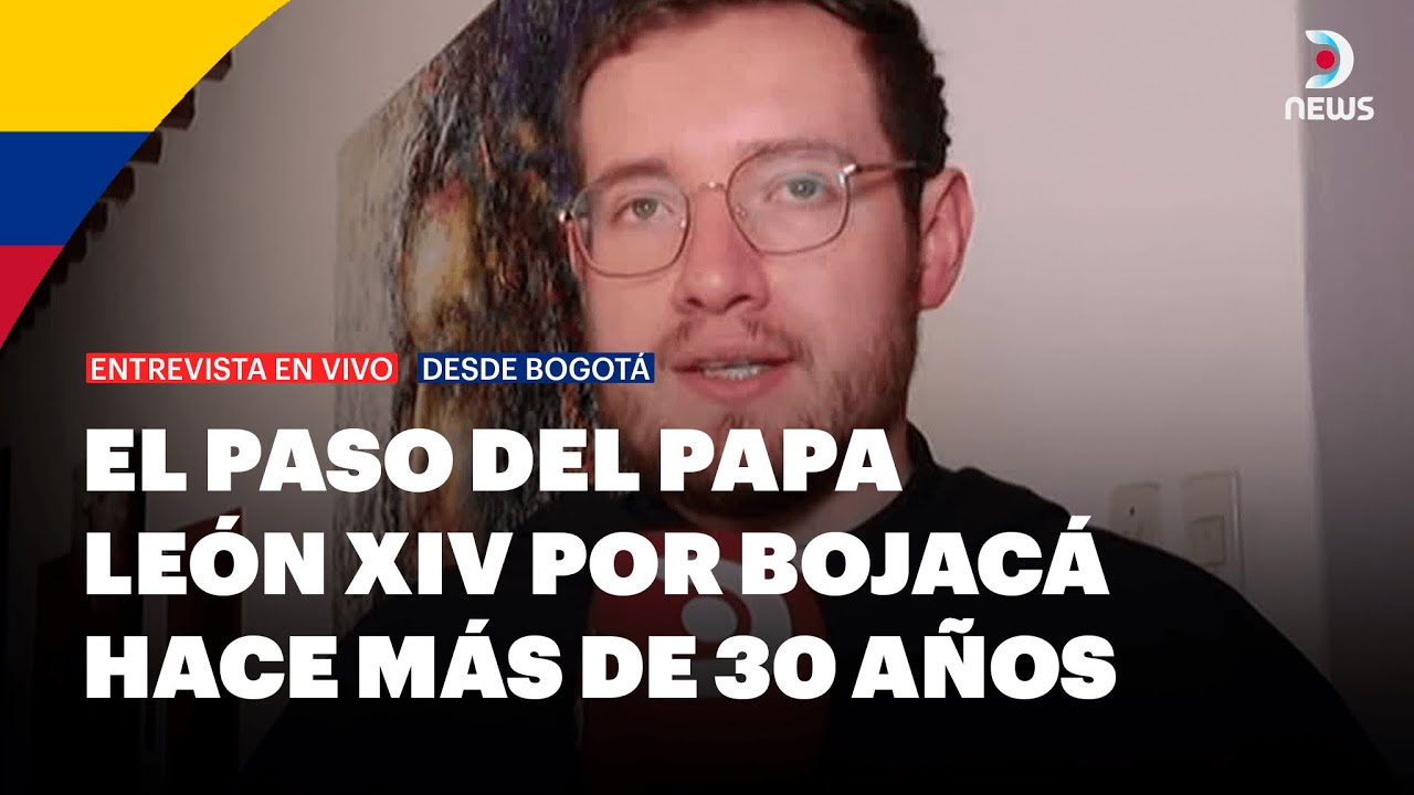 🇨🇴 El paso del papa León XIV por Bojacá, Colombia entre 1991 y 1992 | DNews