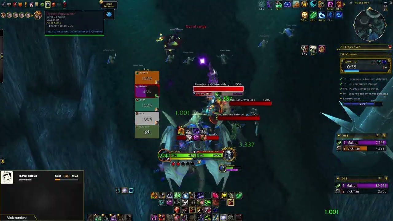 Midnight Beta 17 Pit of Saron (pug tank) l Resto Druid (12.0.0)