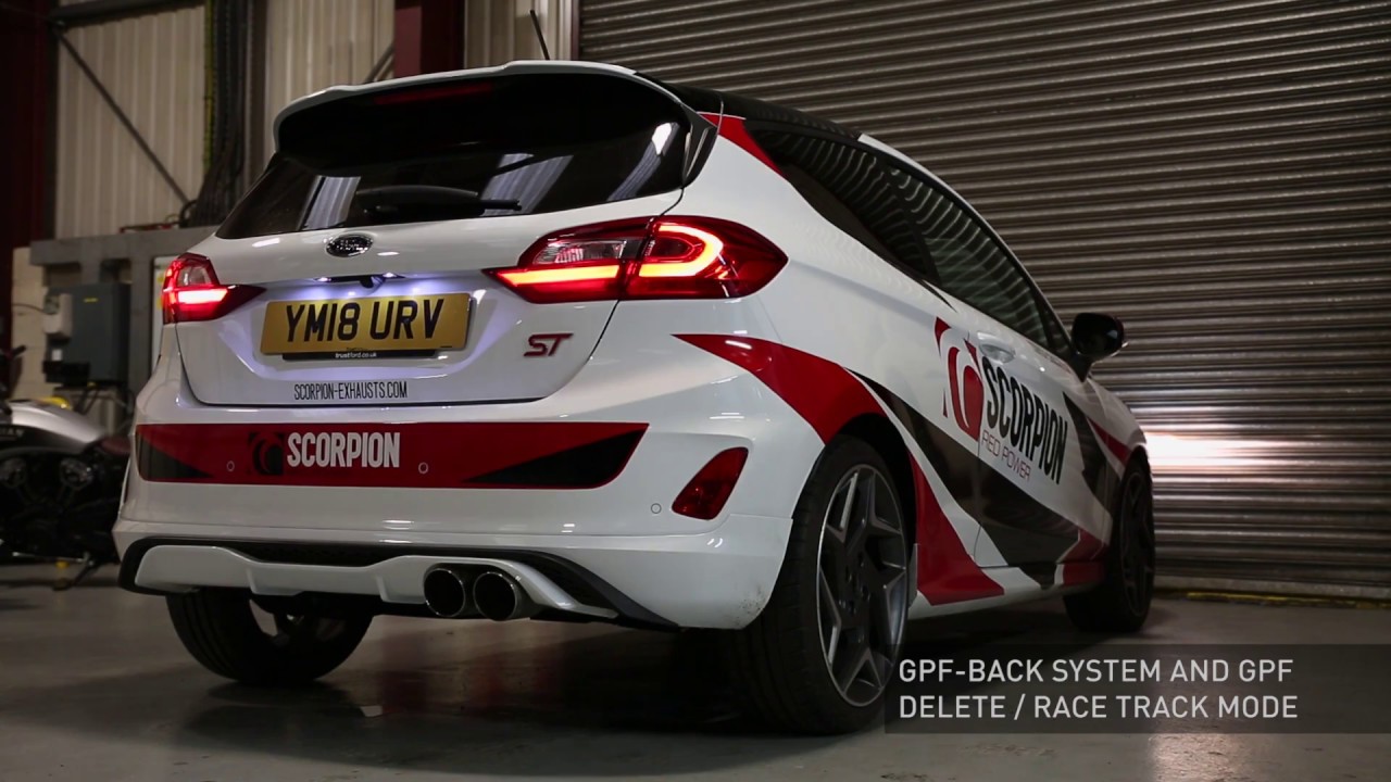 Mk8 Fiesta ST Scorpion Exhausts GPF Delete