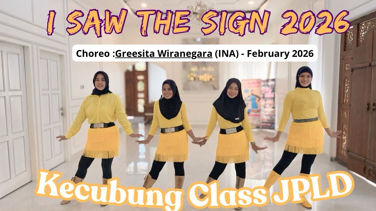 I SAW THE SIGN 2026 / Line Dance / Choreo : Greesita Wiranegara (INA) - Feb 2026 / Kecubung Class