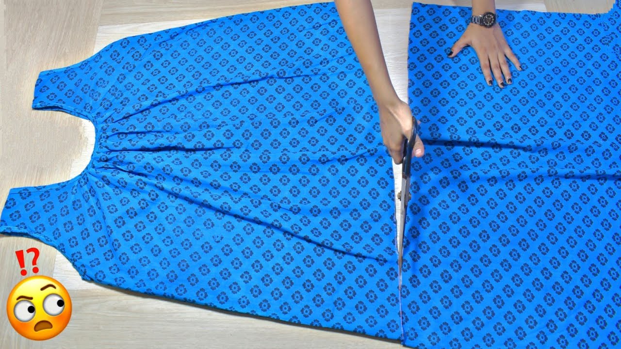 (DIY) Convert Old Nighty Into Beautiful Pillow Cover ll Old Nighty Reuse Idea .