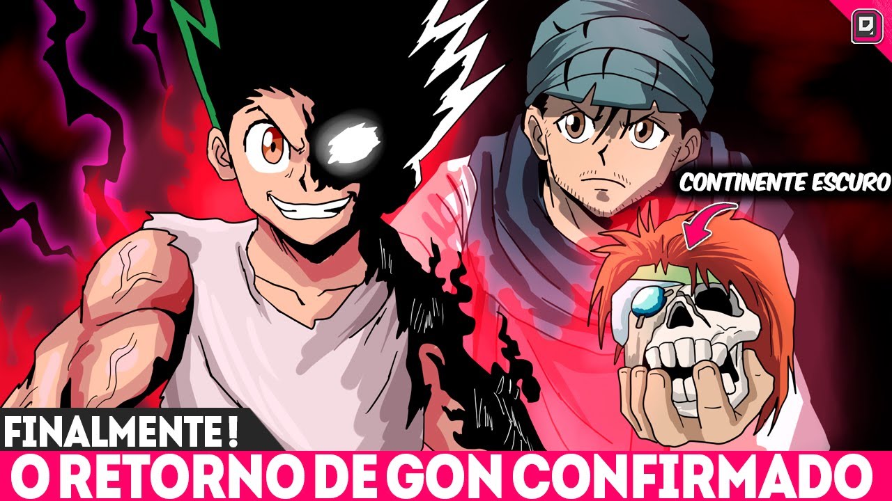 TOGASHI CONFIRMOU O RETORNO DE GON EM HUNTER X HUNTER-GON VAI VOLTAR A USAR NEN NO CONTINENTE ESCURO