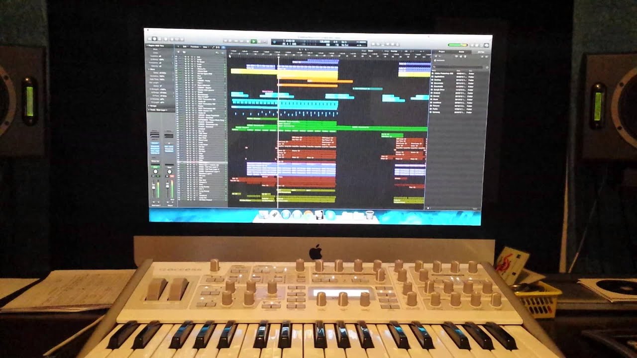 In Studio ! Logic Pro X & Dynaudio Air 12 Monitors FTW