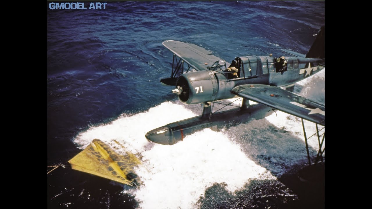 Vought O2SU Kingfisher WW2 color