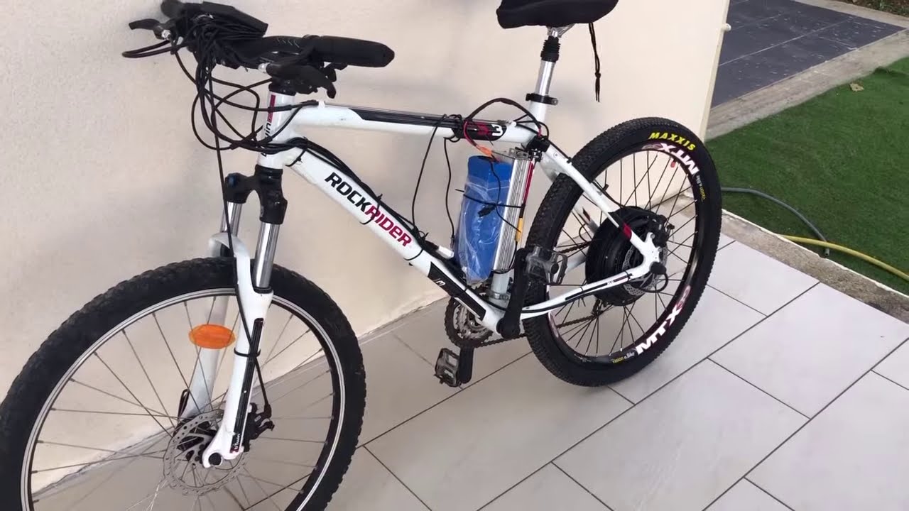 🇫🇷MON V&Eacute;LO ELECTRIQUE (le kit complet) 50KM/H 🌞🫶🌏