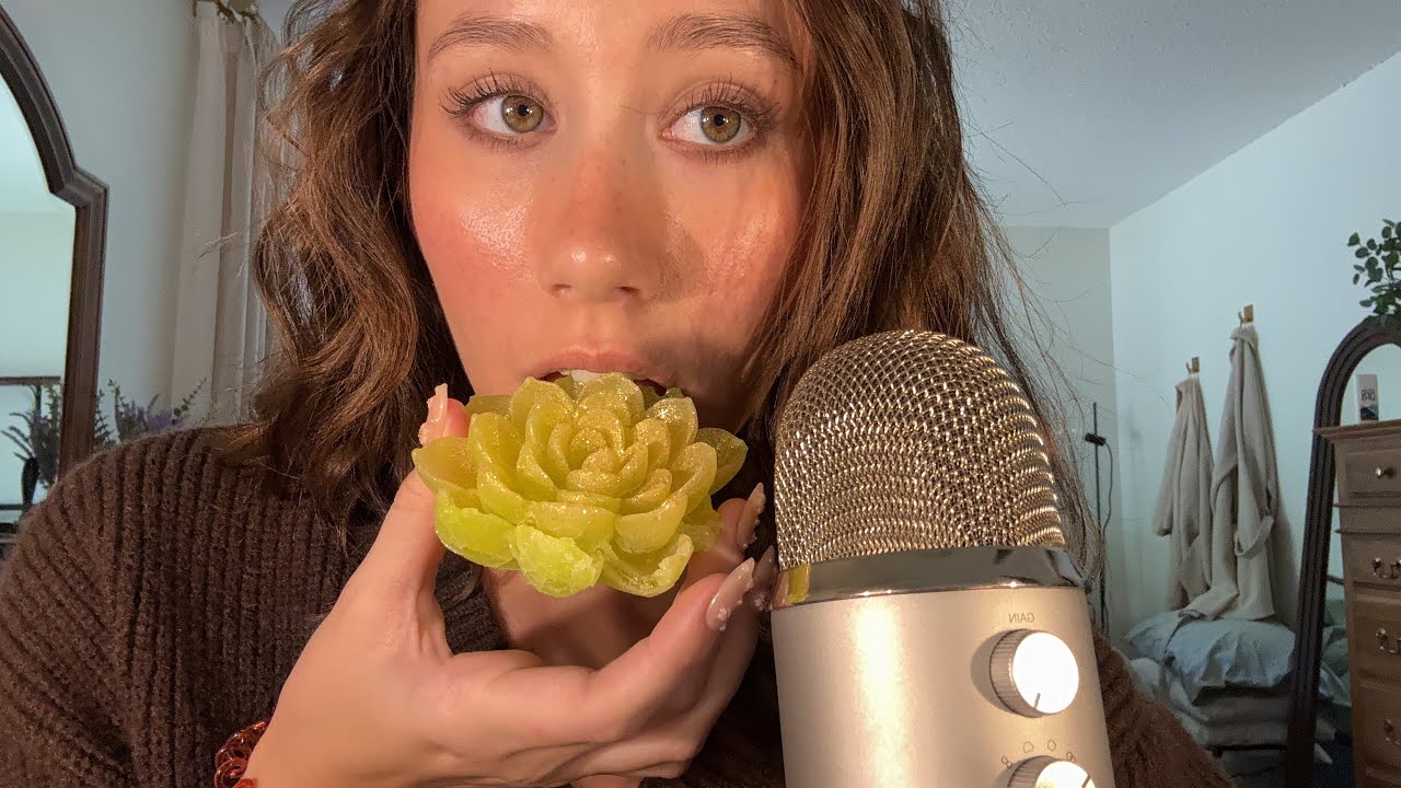 ASMR | Trying Edible Crystals for the First Time (Crunchy Eating Sounds)