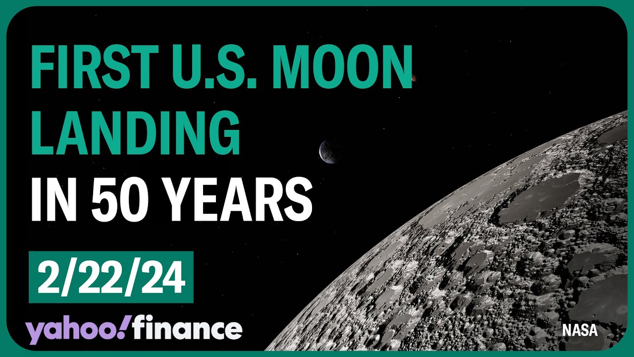 First U.S. moon landing since 1972 and first-ever by privately-owned spacecraft