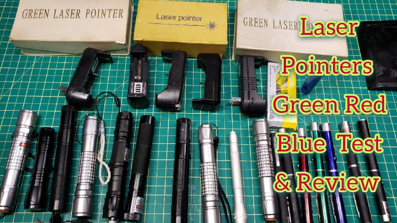 Are Laser Pointers Red, Green Or Blue Repairable? Watch This Video To Find!!! Review & Test