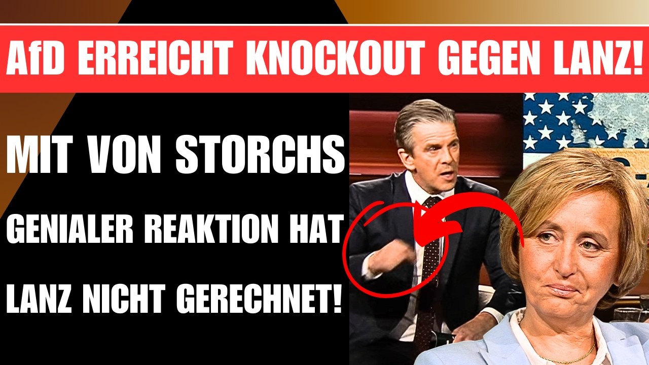 AfD BRILLIERT BEI LANZ 🚨 VON STORCH TAPPT NICHT IN DIE FALLE UND BRINGT LANZ ZUM TOBEN! (Hammer)