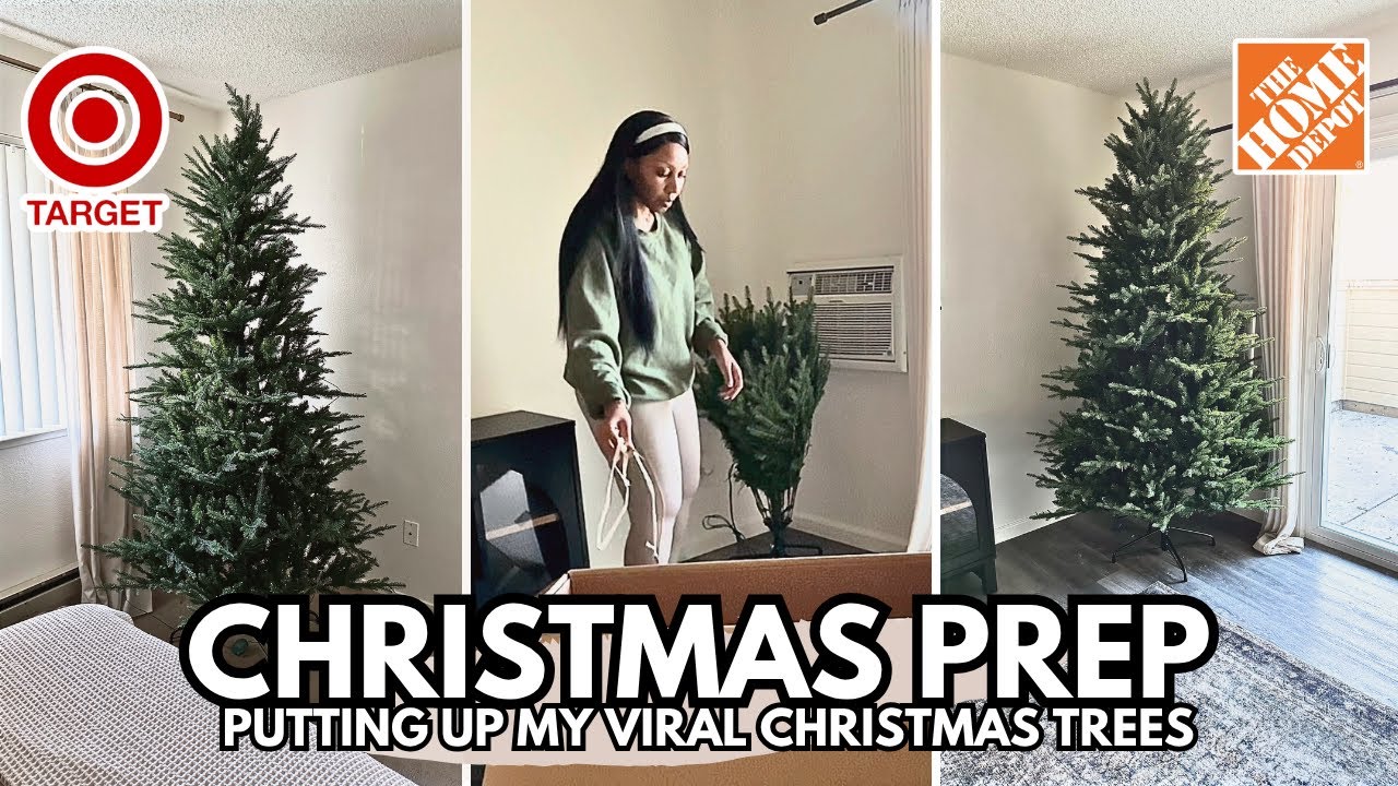 NEW! 2025 CHRISTMAS PREP | Unbox + Putting Up My VIRAL Christmas Trees