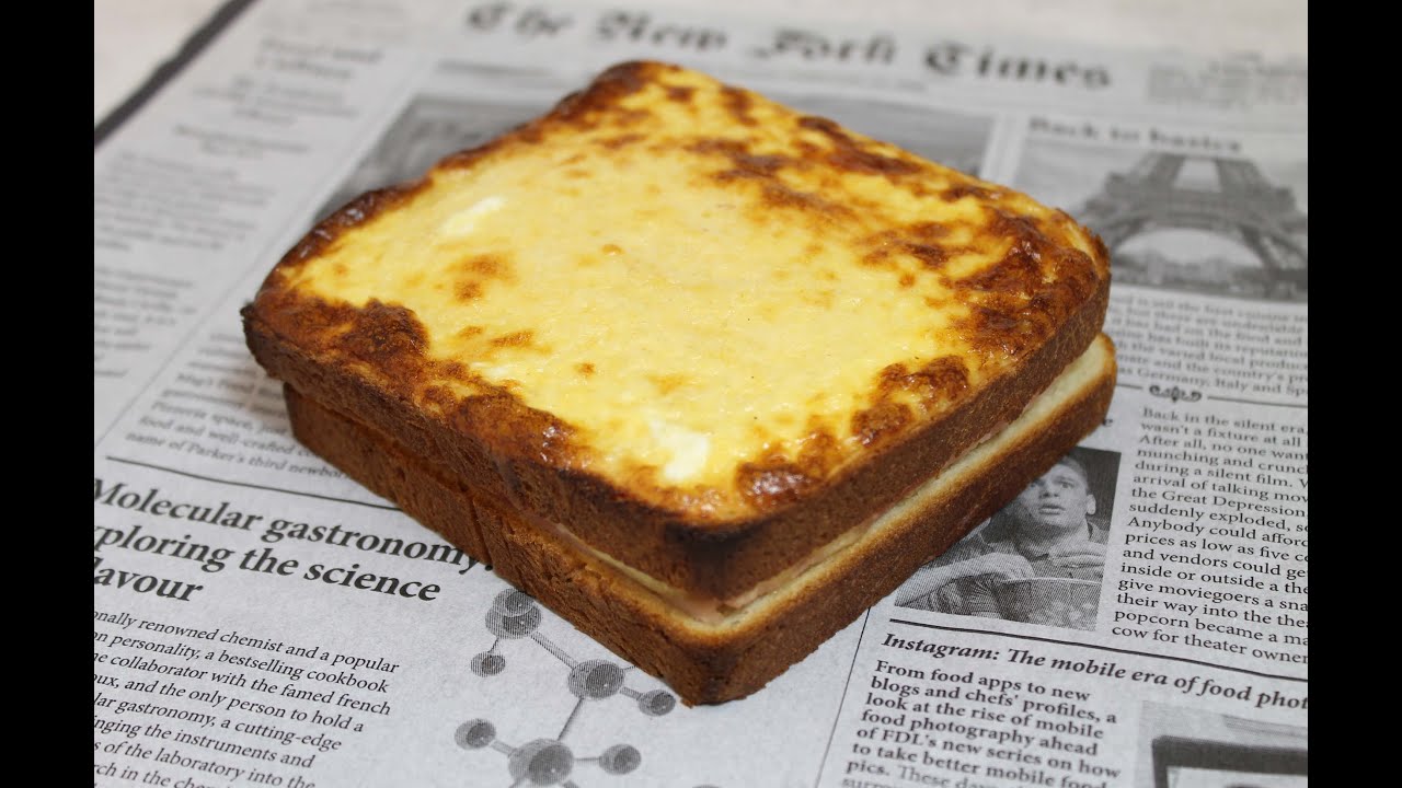 Croque-monsieur par Alain Ducasse