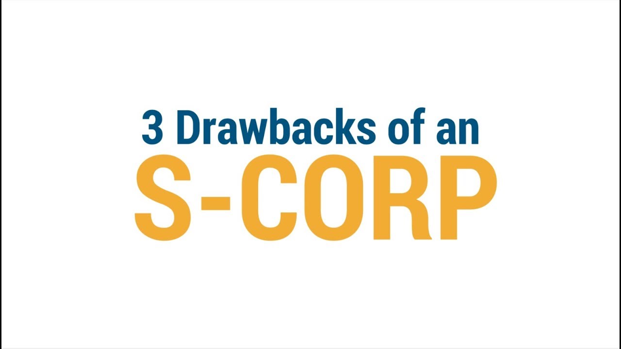LLC vs S Corp - 3 DRAWBACKS of an S Corporation - Costs and problems