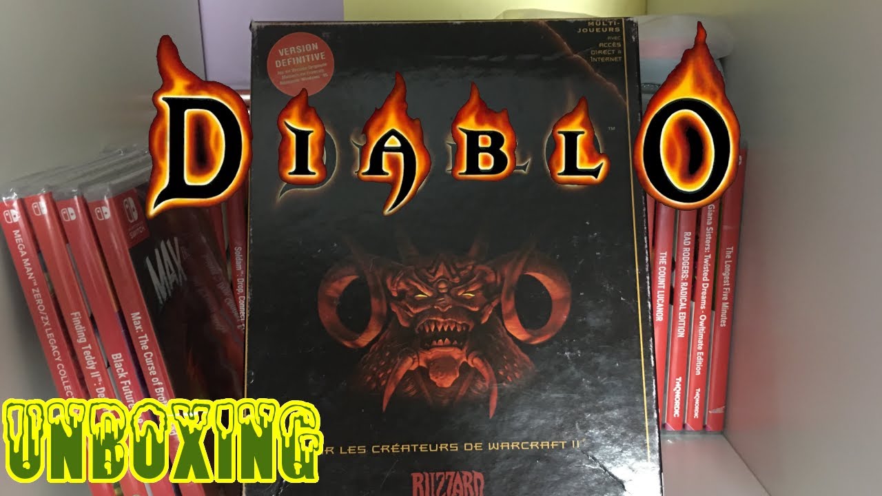 PRESENTATION ET UNBOXING DIABLO PC BIG BOX. UN SUPER RPG DE CHEZ BLIZZARD