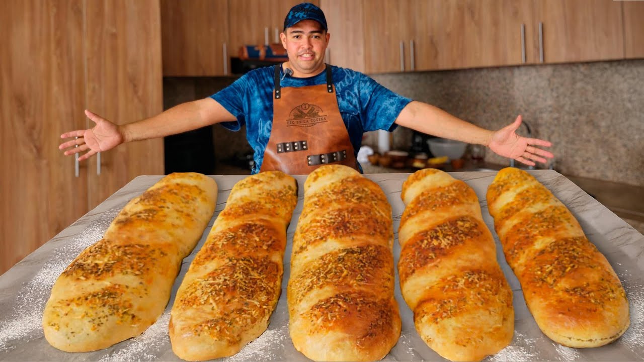 ✅️ Trucos del PAN CASERO tipo SUBWAY de Orégano y Queso 🥖🥪