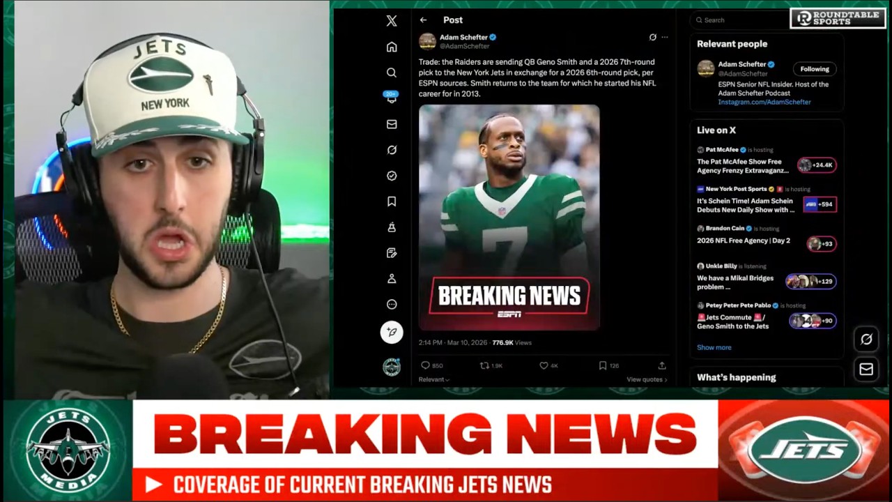 🚨BREAKING: Jets TRADE For QB Geno Smith ! HE IS BACK
