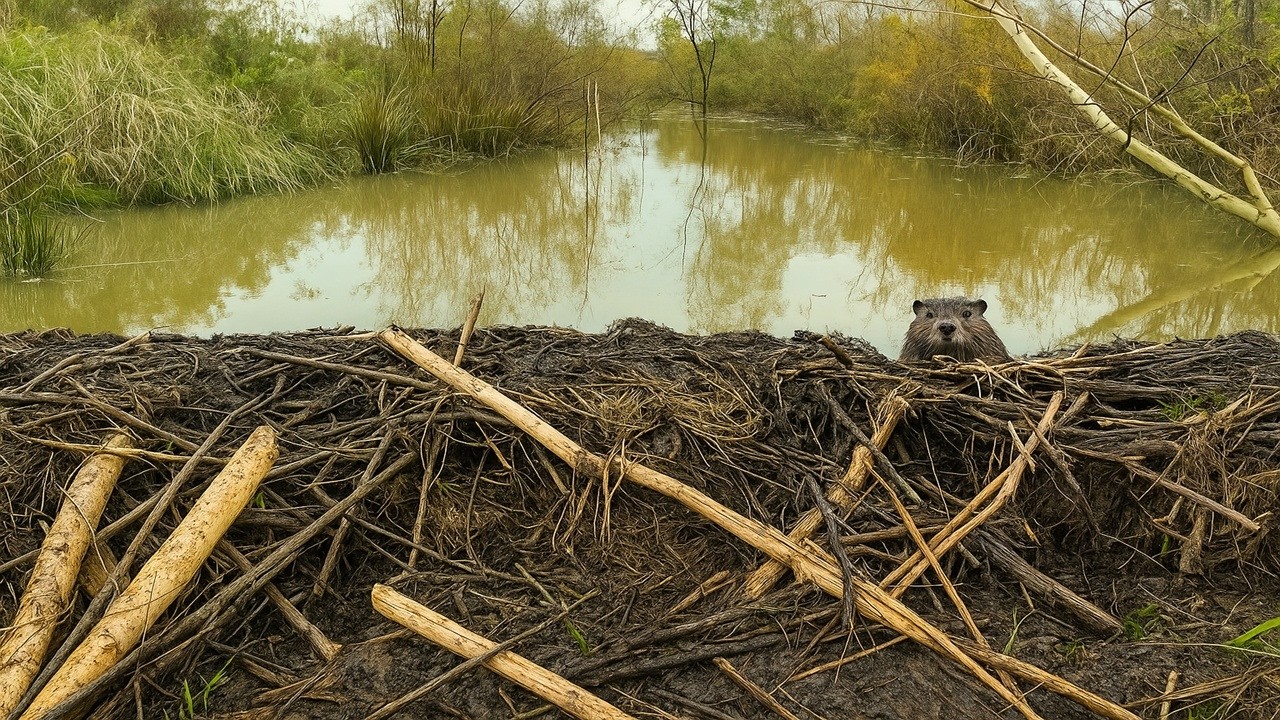 Beaver Dam Collapse – Nature’s Power in Full Force!
