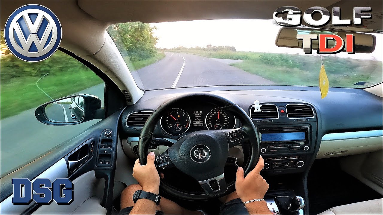 2011 VOLKSWAGEN GOLF 6 DSG 1.6 TDI POV DRIVE