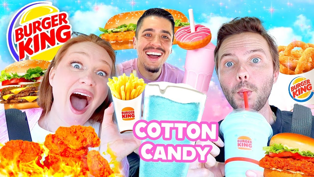 Tasting VIRAL Celebrity Foods! BURGER KING New Menu Items!!!