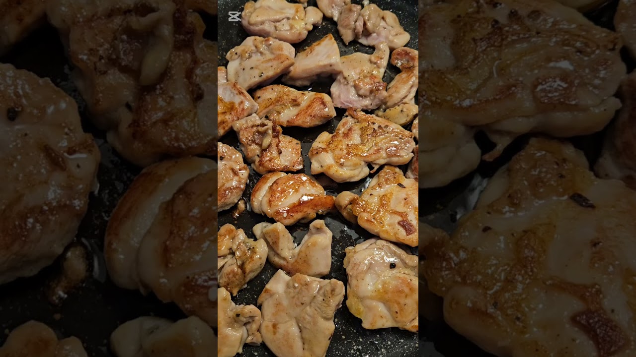 Sharing this delicious chicken thighs with onion, red,yellow bell pepper 😋 👌 😍 #mommybingchannel 