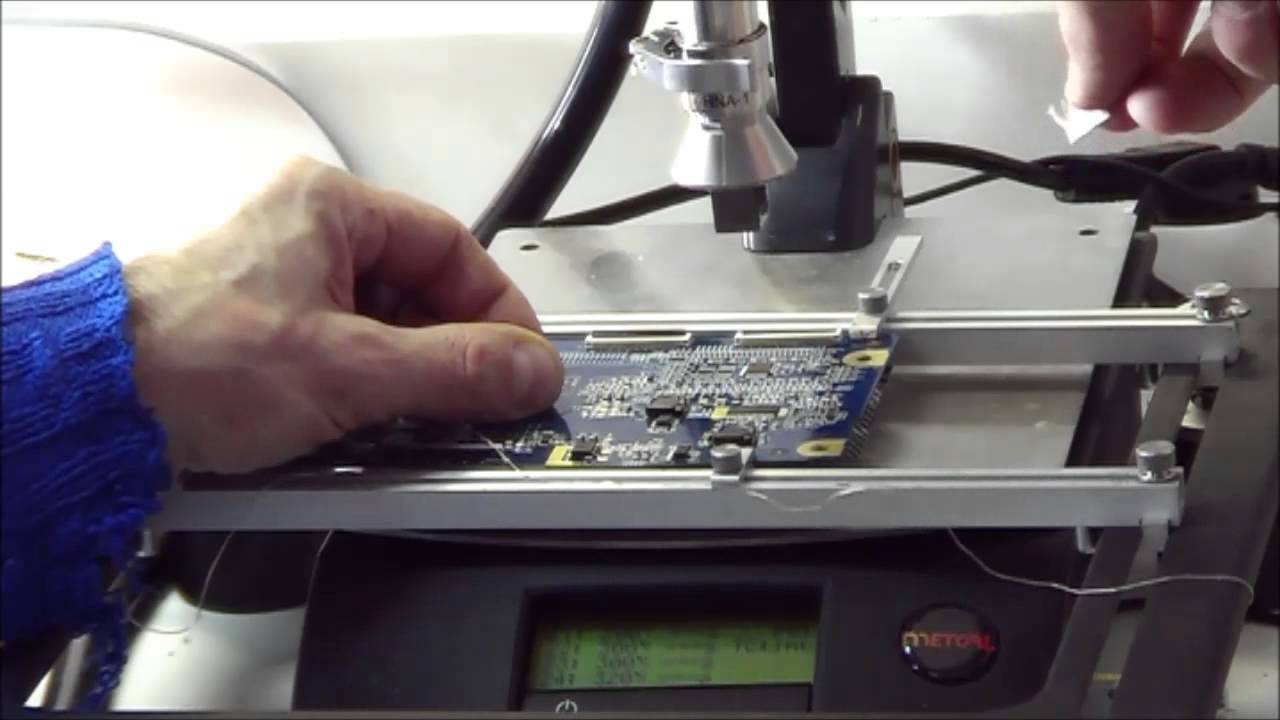 Démo dessoudage d'une puce SMD