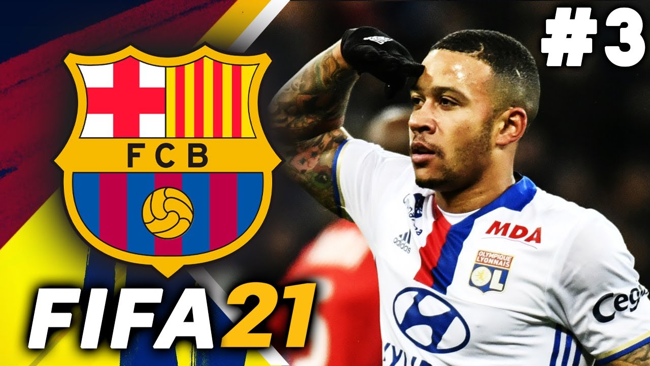 FIFA 21 Barcelona Career Mode EP3 - DEPAY SCORES ON HIS DEBUT!!