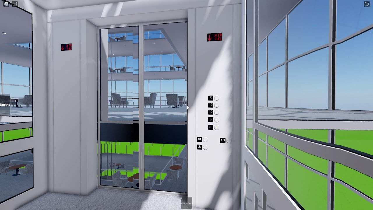 Express Schindler Lift @ Quest Corp HQ | Roblox