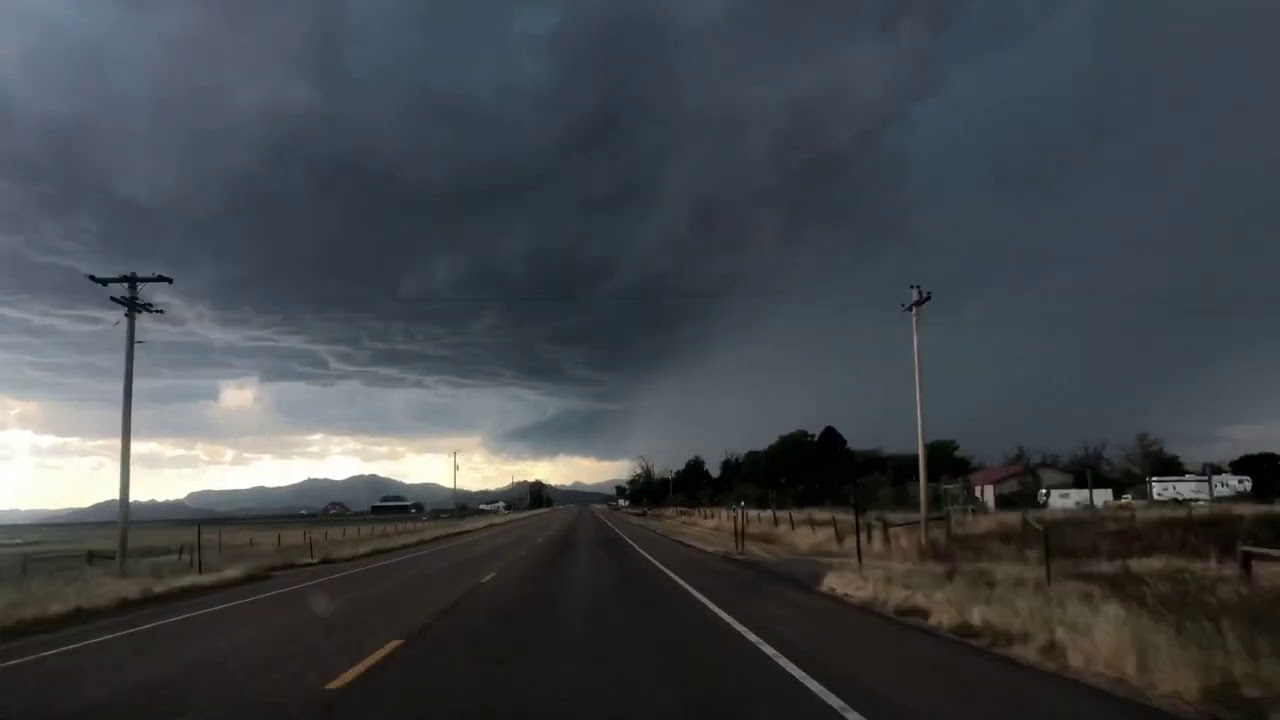 SUPERCELL INSANITY across the high plains of Wyoming!