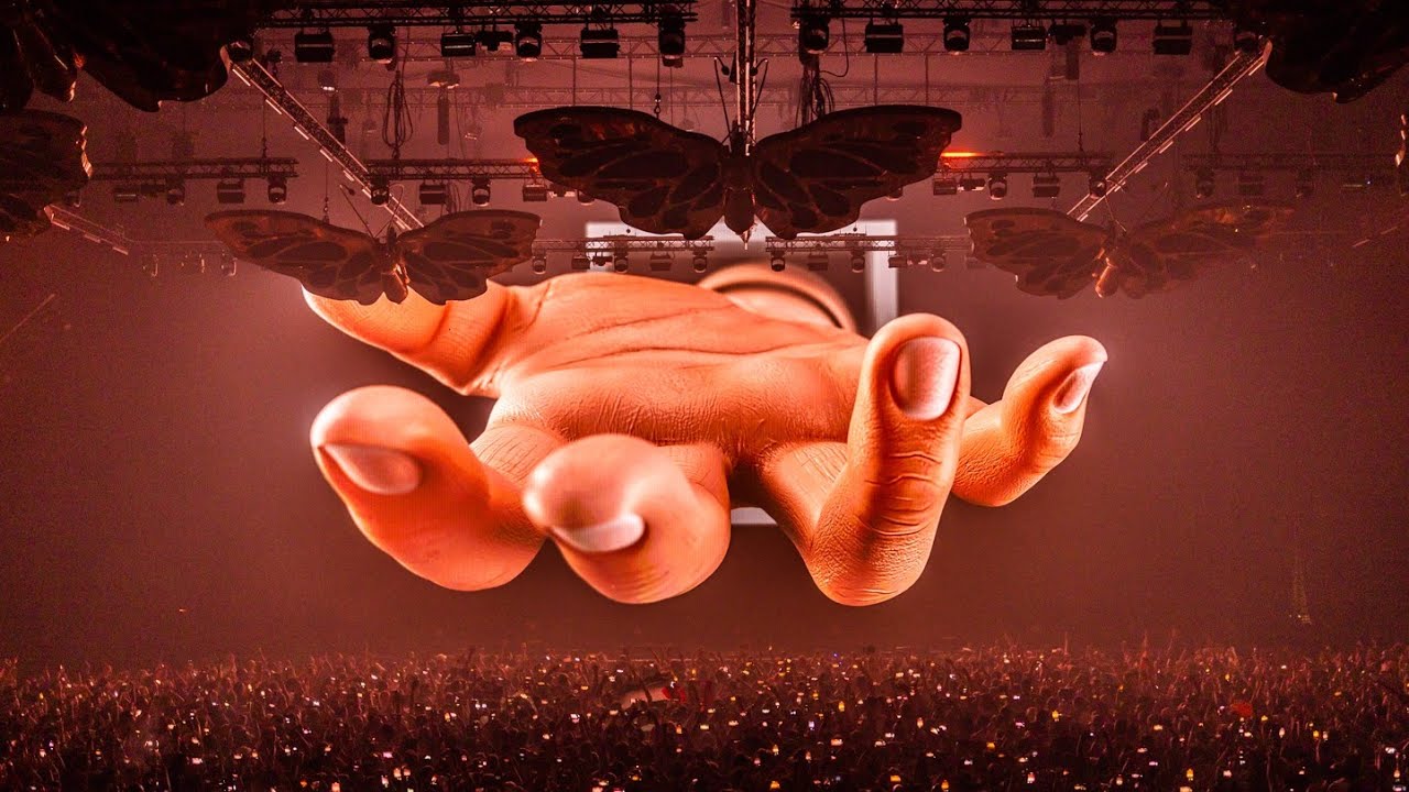 Eric Prydz HOLO Tomorrowland 2022 - 3D Hand Show  ( HOLOSPHERE )