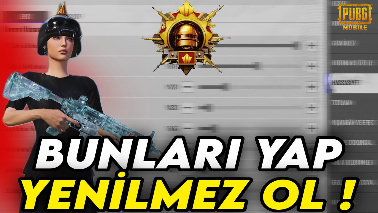 KENDİNİZİ GELİŞTİRMENİZ İ&Ccedil;İN YAPMANIZ GEREKEN HER ŞEY ! HER CİHAZA HASSASİYET KONTROL | PUBG MOBİLE