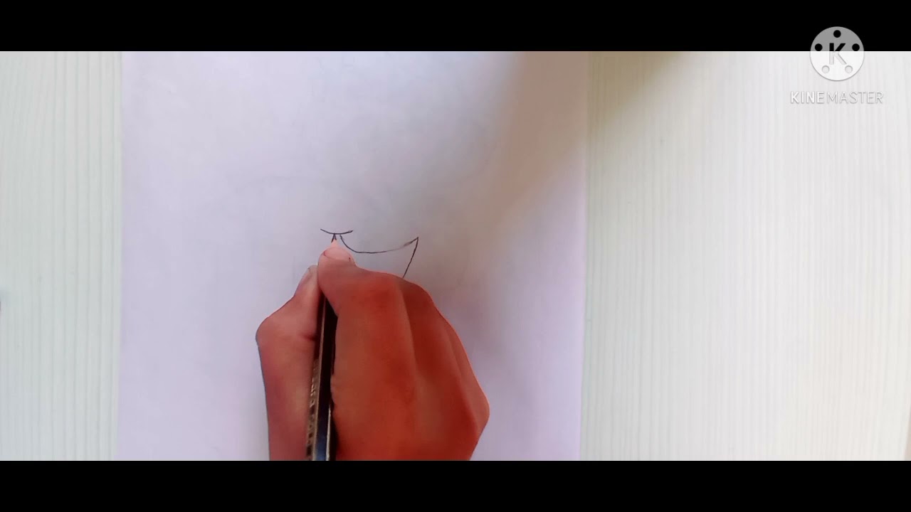 A JOKER FACE MASK DRAWING