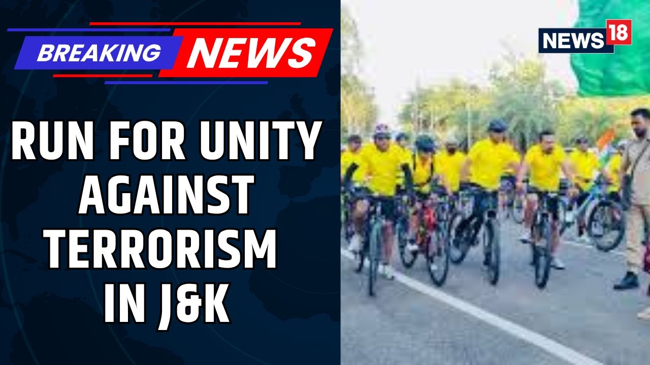 kashmir News | World Bicycle Day: Run For Unity Against Terrorism In Jammu Kashmir | News18