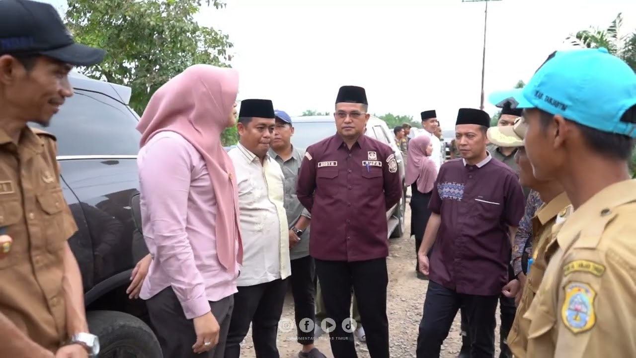 Bupati dan Wakil Bupati Tanjab Timur Tinjau Infrastruktur di Kecamatan Berbak