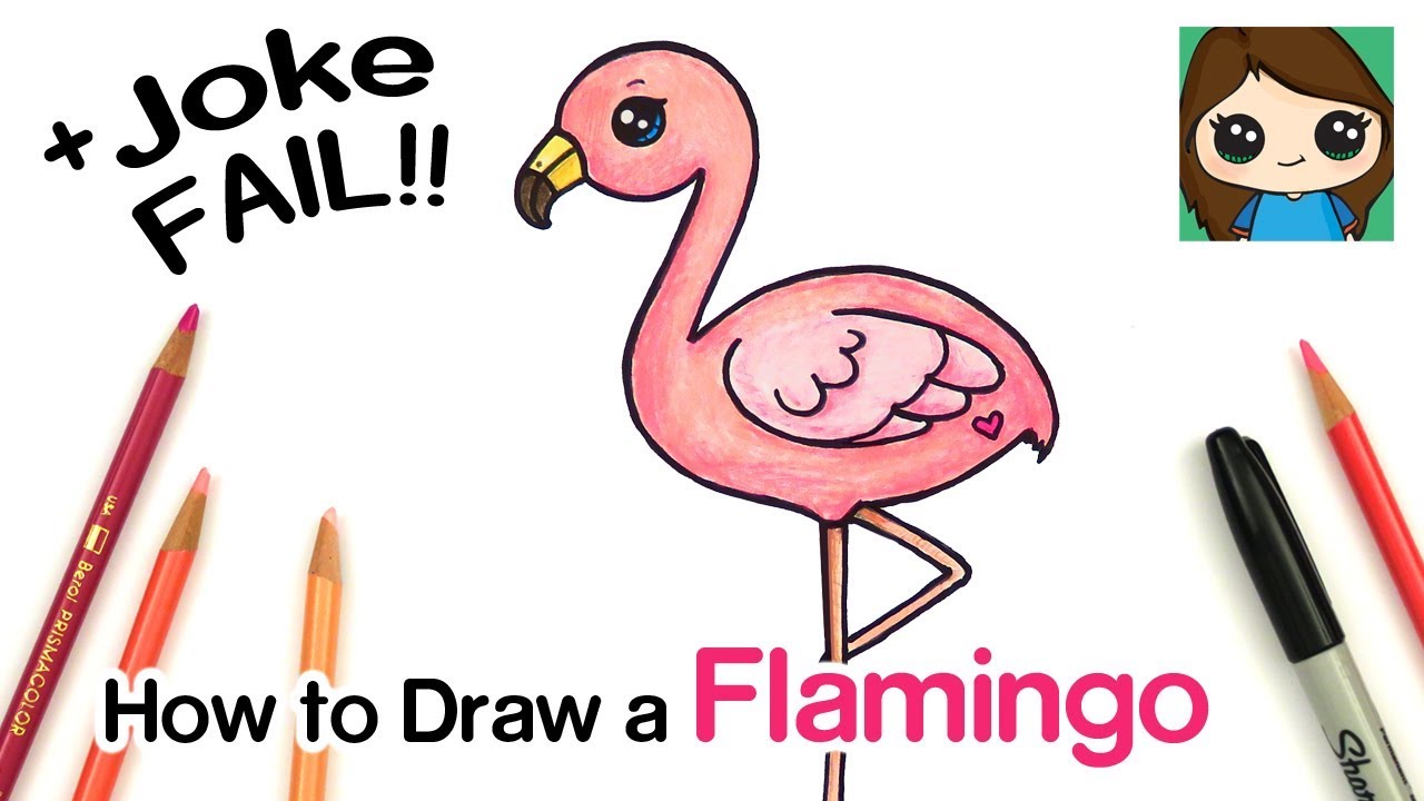 How to Draw a Flamingo