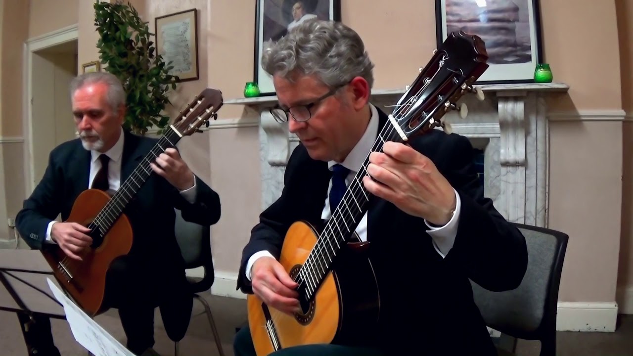 The Carina Guitar Duo: Adagio Cantata no. 156 by J  S  Bach