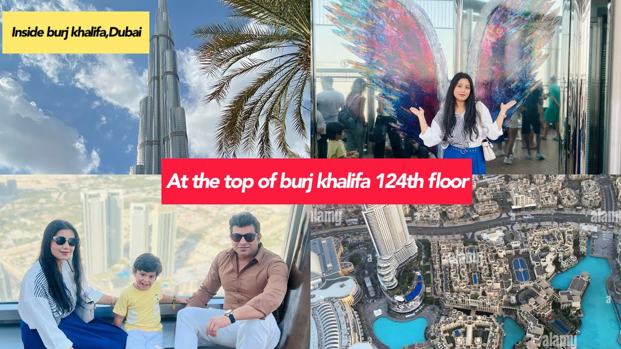 At the top of Burj khalifa😍| 124 & 125 floor| Inside view of Burj khalifa Dubai | UAE🇦🇪 