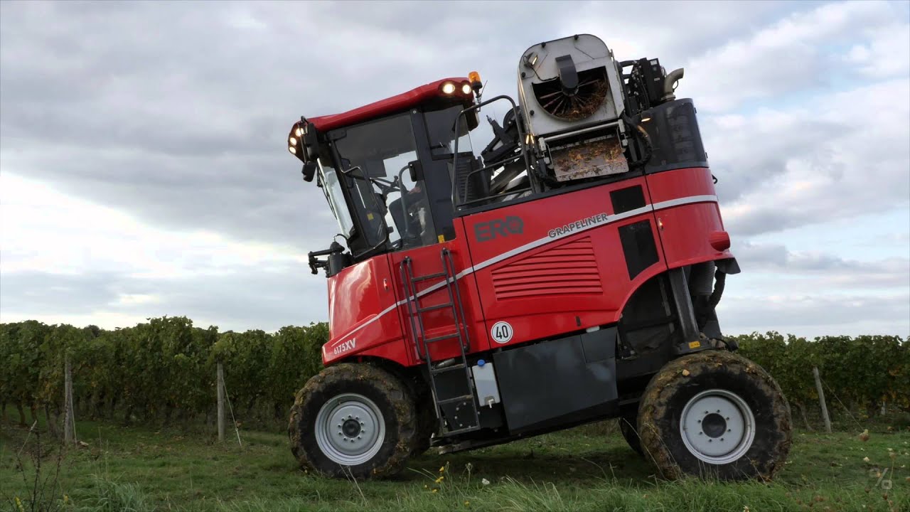 Réalisation de Films Vidéo de matériel viticole machine à vendanger ERO GRAPELINER 6175