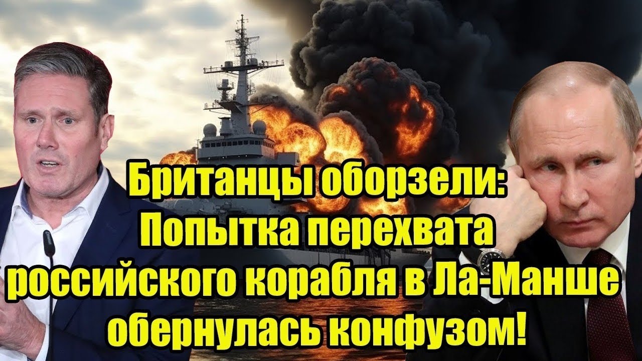 Британцы оборзели: Попытка перехвата российского корабля в Ла-Манше обернулась конфузом!