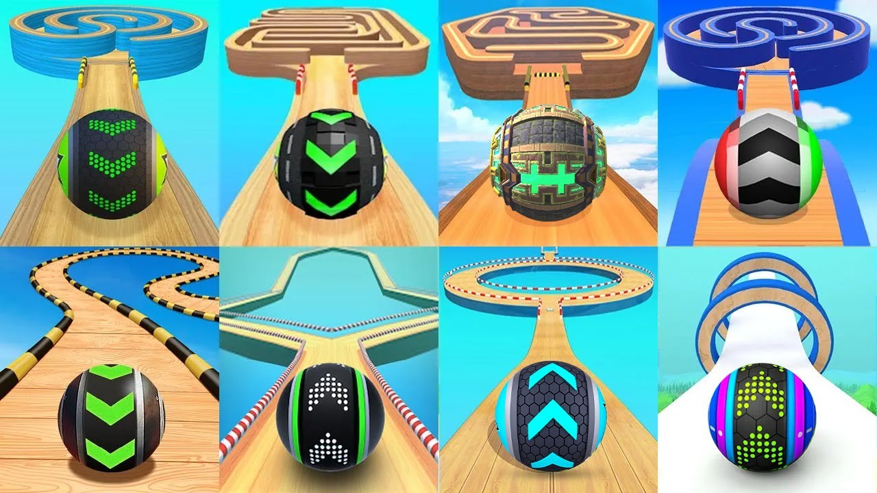 Going Balls VS Action Balls,Super Rolling Ball,Rollance Ball SPEED RUN Funny Tiktok Gameplay klxcpib