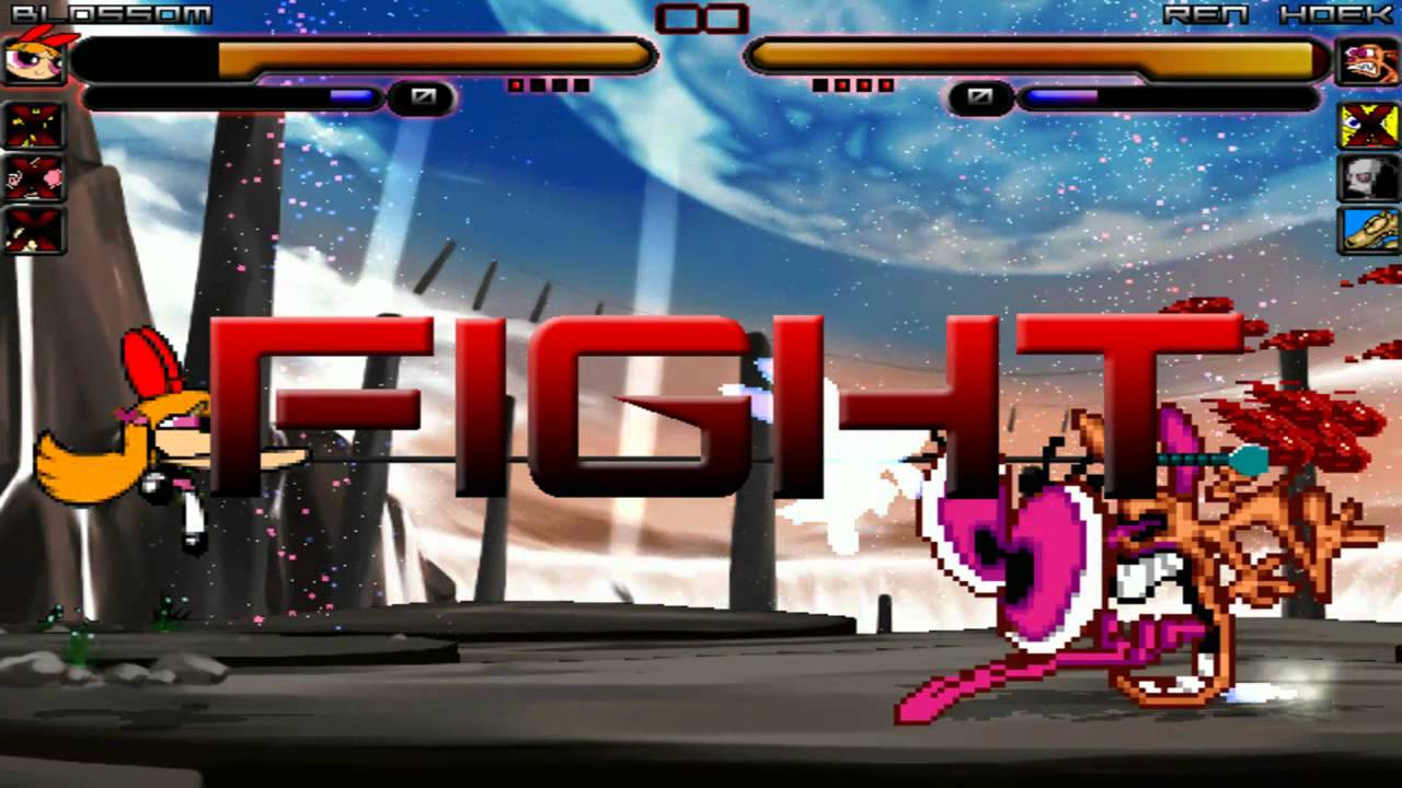 TheMattalocalypse Random Mugen Battle - 035 - Team Cartoon Network (4) VS. Team Nickelodeon (4)