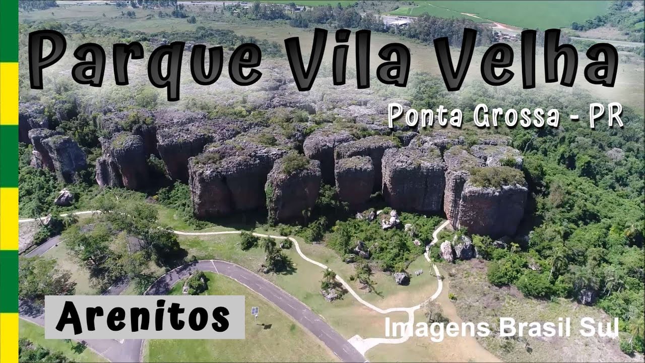 Parque VILA VELHA | Arenitos | Jardim Vila Velha | Ponta Grossa | Paran&aacute; (A&eacute;reas Drone) &copy;