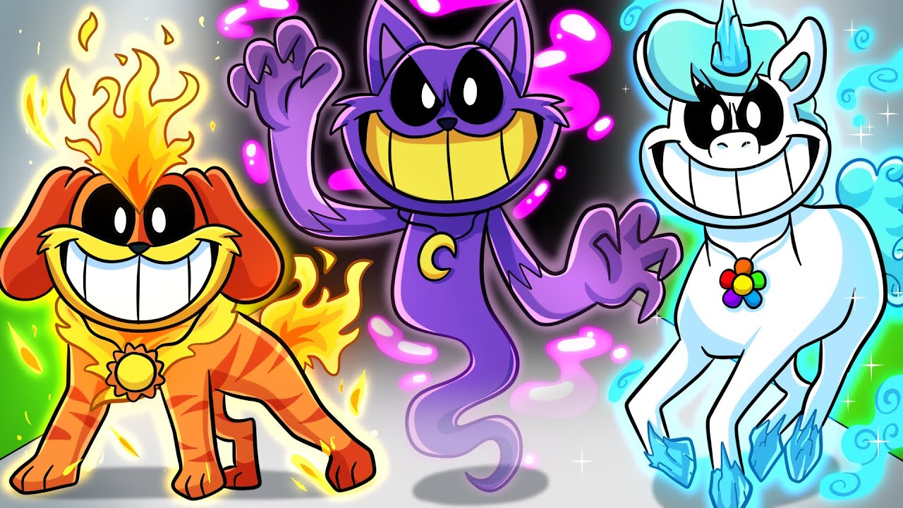 SMILING CRITTERS, But They're ELEMENTALS?! Poppy Playtime Animation