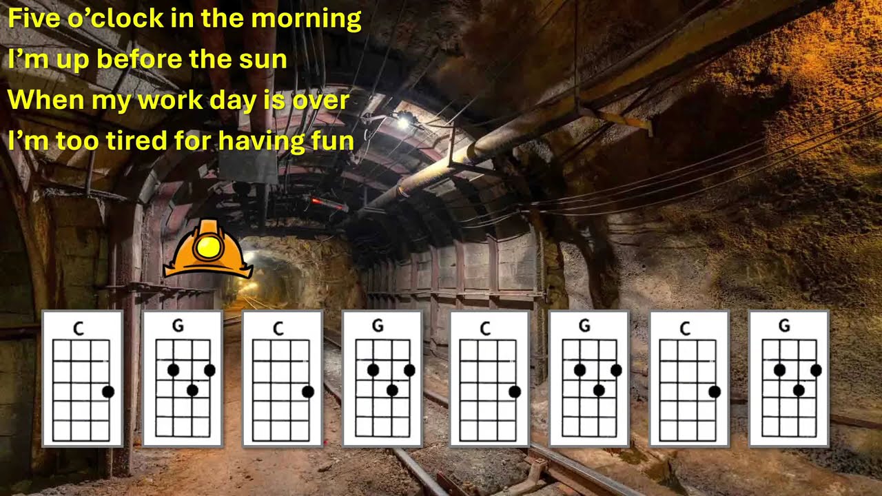 Working In The Coal Mine - Ukulele Play along