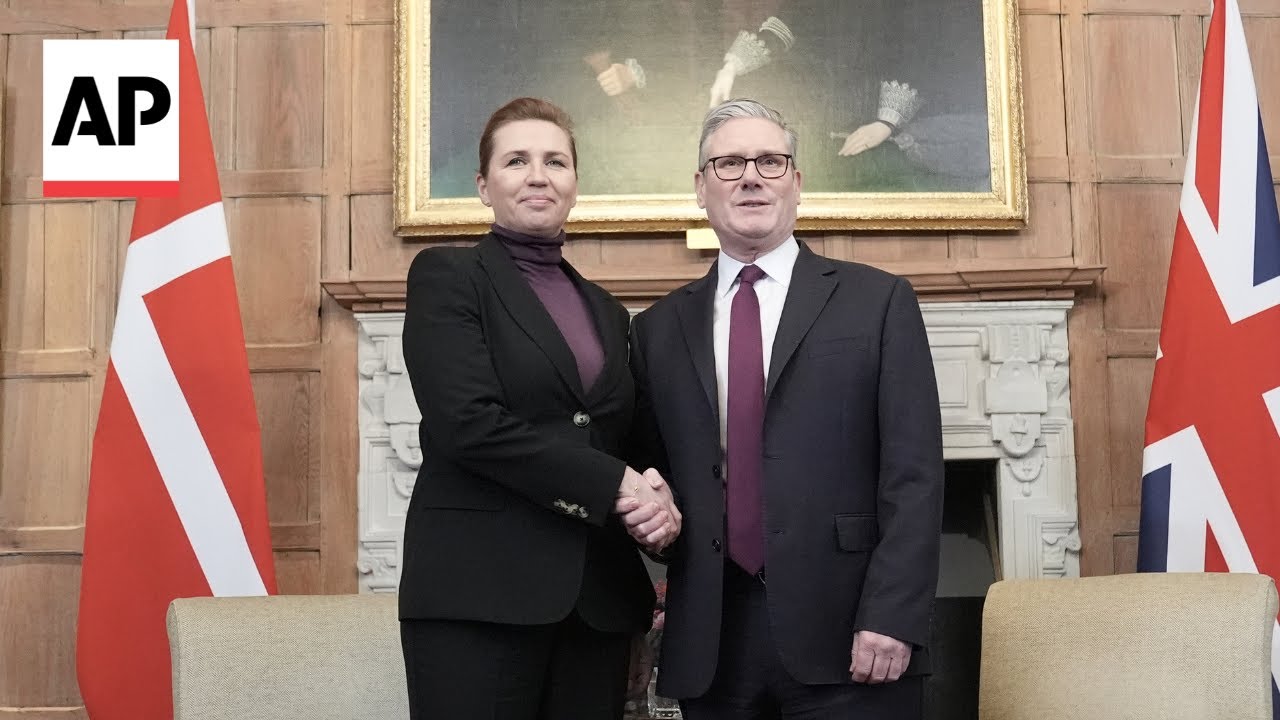 UK's Keir Starmer meets with Denmark Prime Minister Mette Frederiksen