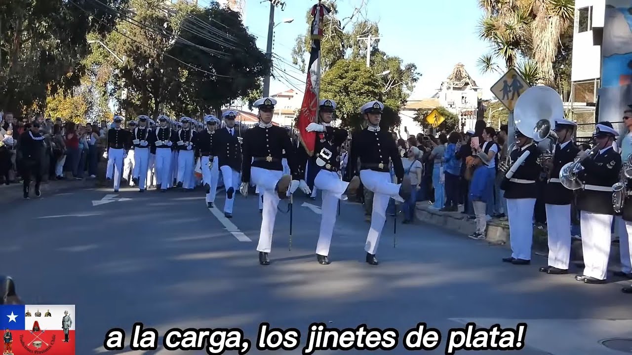 Glorias Navales 2025: Escuela Naval Arturo Prat Honores al Reg Maipo y Ultimo Trayecto del Desfile